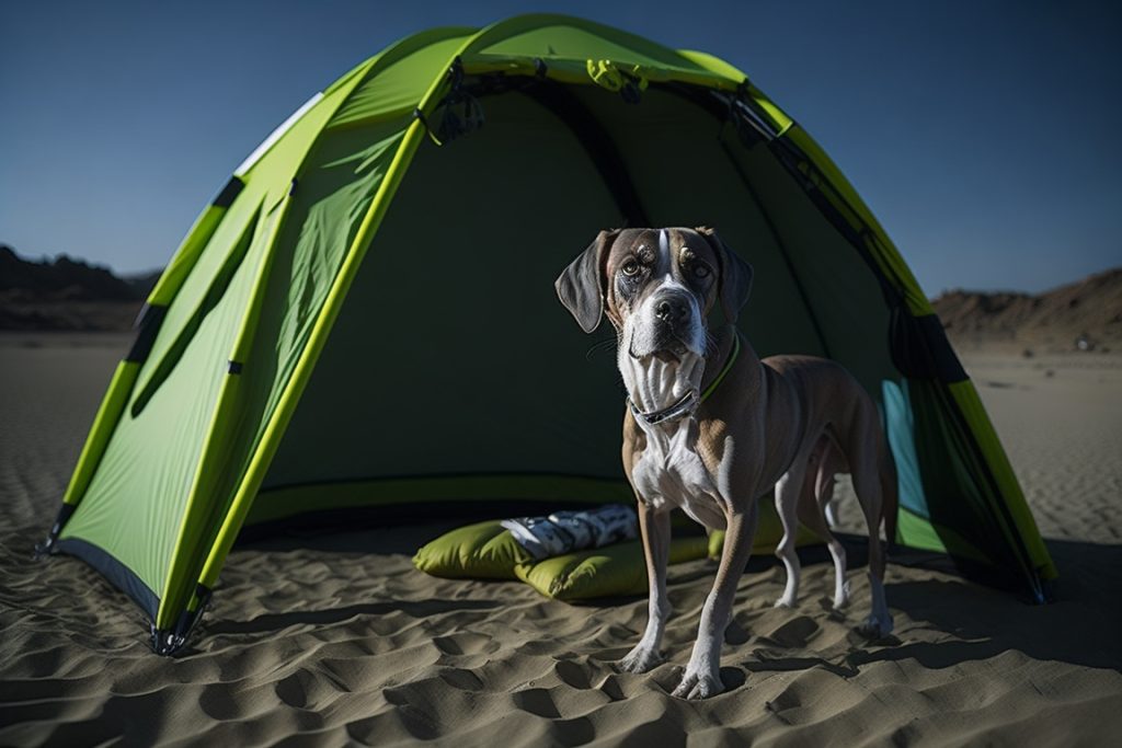 Dog Beach Tent: A lightweight and portable tent that provides shade and shelter for your dog.