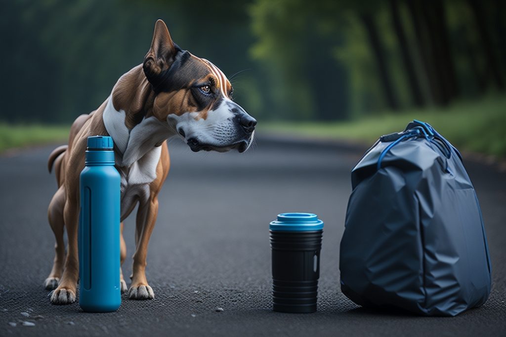 Portable Dog Water Bottle: A collapsible water bottle with a built-in bowl to keep your dog hydrated.